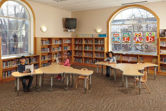 Collaborative Hub Table - 44" X 47" - Gray/Gray