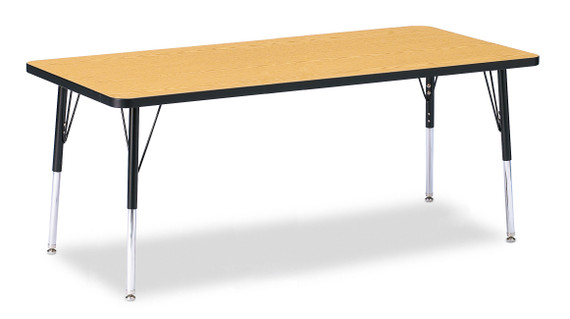 Rectangle Activity Table - 30" X 72" - Oak