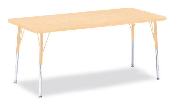 Rectangle Activity Table - 30" X 72" - Maple