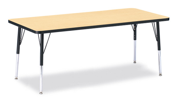 Rectangle Activity Table - 30" X 72" - Maple