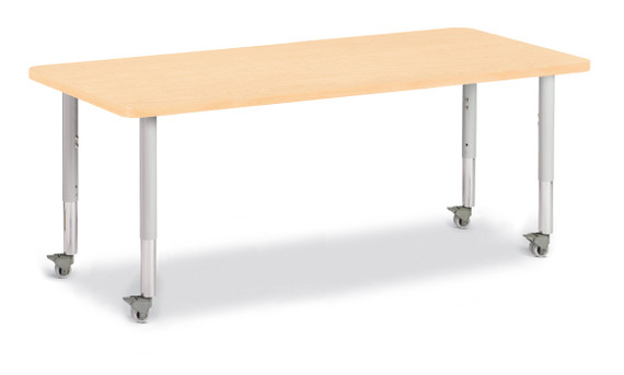Rectangle Activity Table - 30" X 72" - Maple