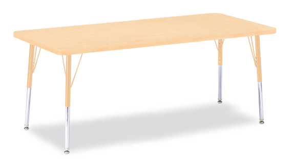 Rectangle Activity Table - 30" X 72" - Maple