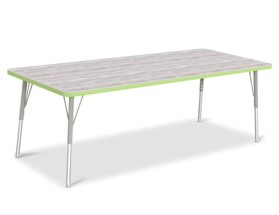 Rectangle Activity Table - 30" X 72" - Driftwood Gray