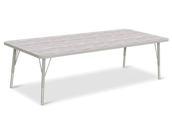 Rectangle Activity Table - 30" X 72" - Driftwood Gray