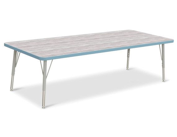 Rectangle Activity Table - 30" X 72" - Driftwood Gray