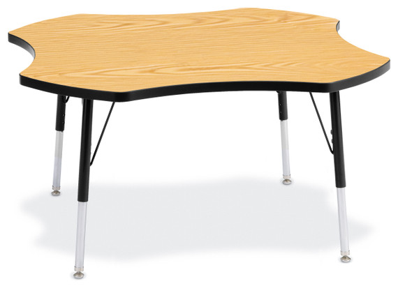 Four Leaf Activity Table - Oak