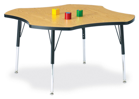 Four Leaf Activity Table - Oak