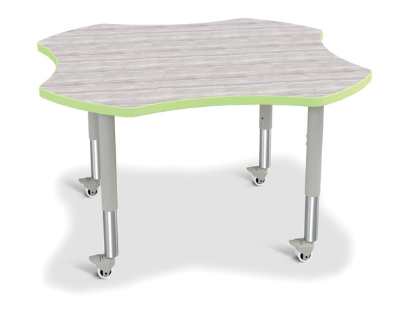Four Leaf Activity Table - Driftwood Gray