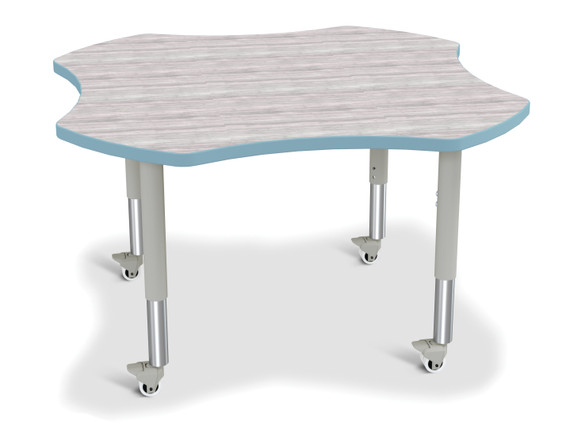 Four Leaf Activity Table - Driftwood Gray
