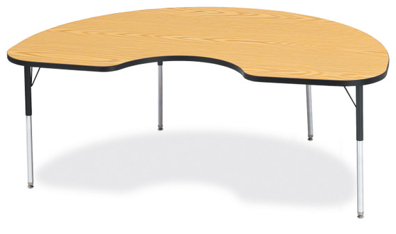 Kidney Activity Table - 48" X 72" - Oak