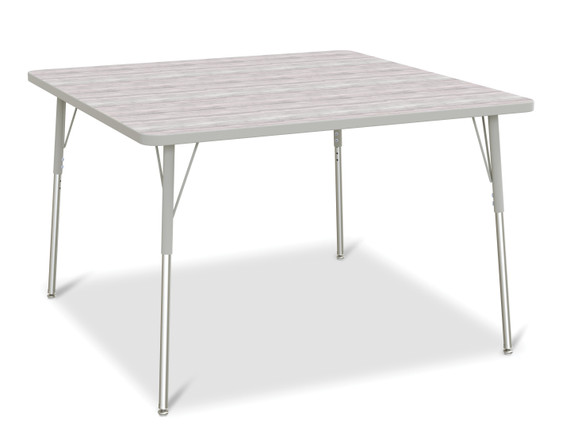Square Activity Table - 48" X 48" - Driftwood Gray