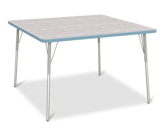 Square Activity Table - 48" X 48" - Driftwood Gray