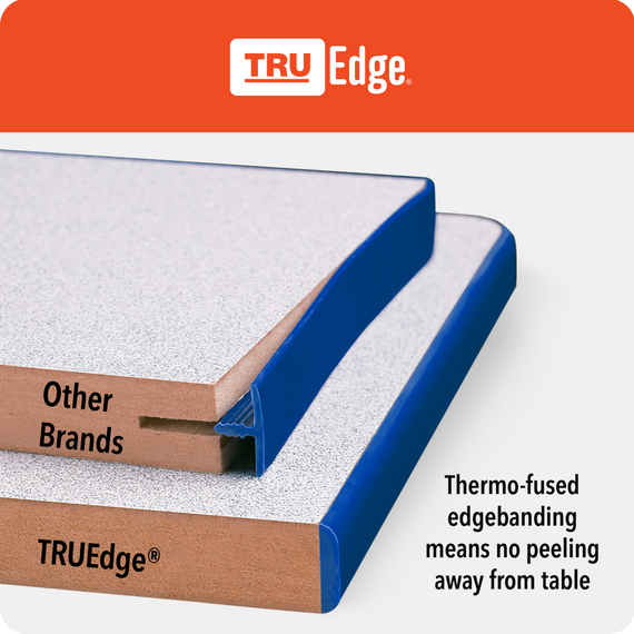 Square Activity Table - 48" X 48" - Driftwood Gray