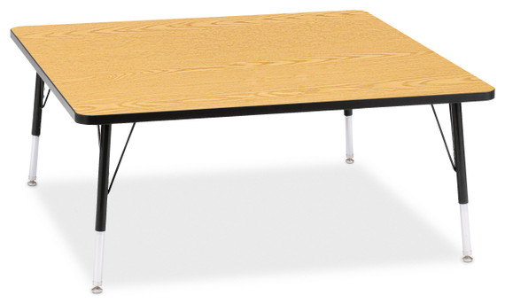 Square Activity Table - 48" X 48" - Oak