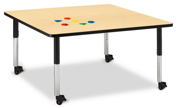 Square Activity Table - 48" X 48" - Maple