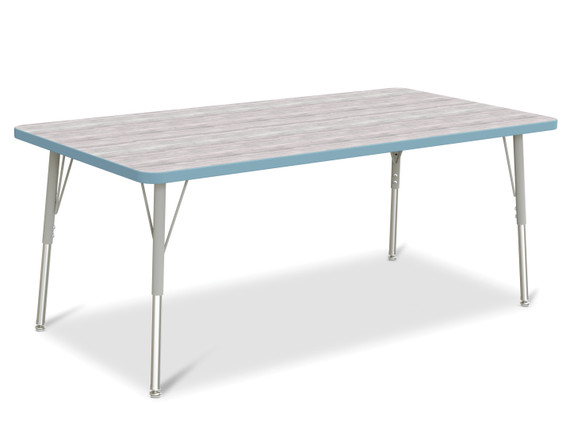Rectangle Activity Table - 30" X 60" - Driftwood Gray