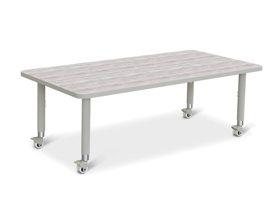 Rectangle Activity Table - 30" X 60" - Driftwood Gray