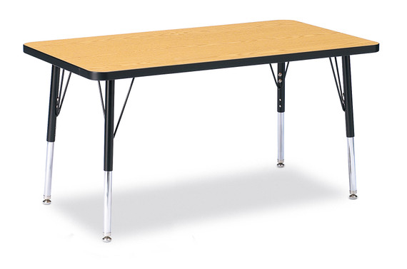 Rectangle Activity Table - 24" X 36" - Oak