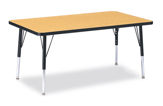 Rectangle Activity Table - 30" X 48" - Oak