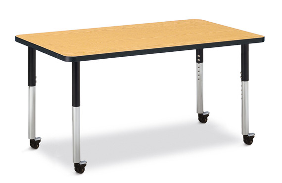 Rectangle Activity Table - 30" X 48" - Oak