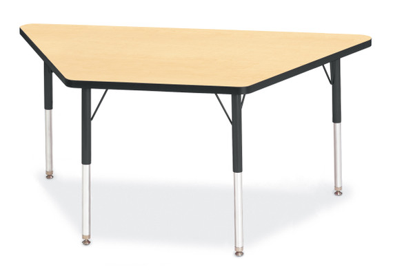 Trapezoid Activity Tables - 30" X 60" - Maple