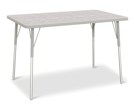 Rectangle Activity Table - 30" X 48" - Driftwood Gray