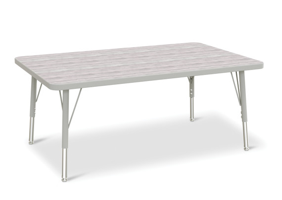 Rectangle Activity Table - 30" X 48" - Driftwood Gray