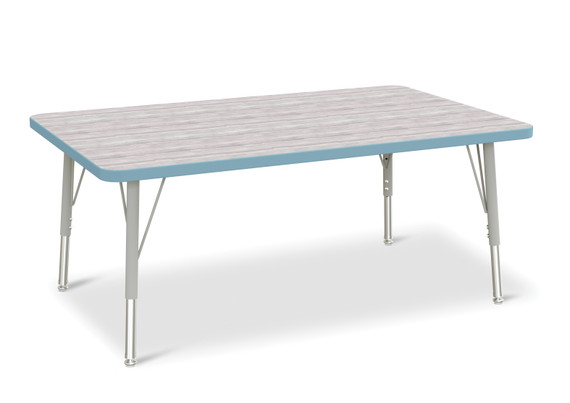 Rectangle Activity Table - 30" X 48" - Driftwood Gray
