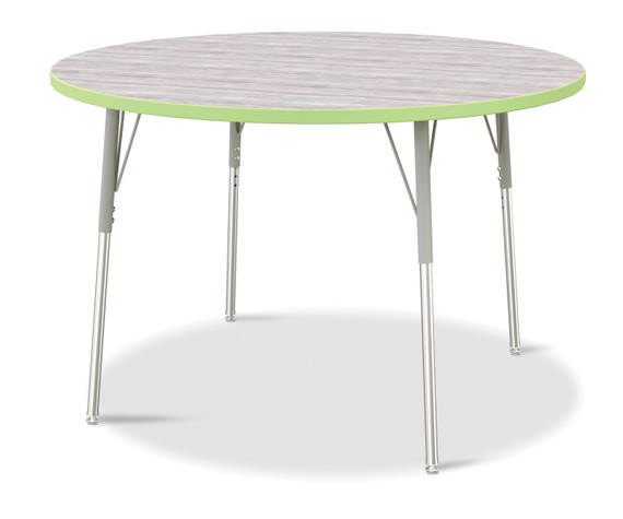 Round Activity Table - 48" Diameter - Driftwood Gray