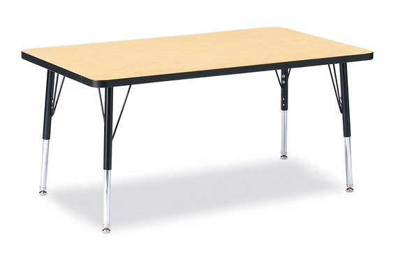 Rectangle Activity Table - 30" X 48" - Maple