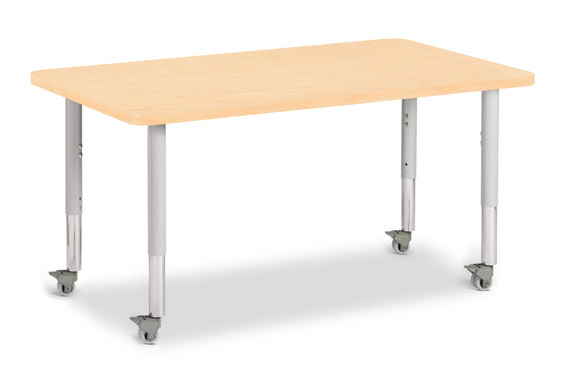 Rectangle Activity Table - 30" X 48" - Maple