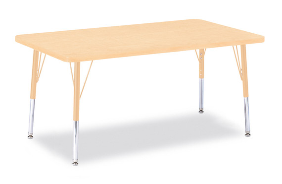 Rectangle Activity Table - 30" X 48" - Maple