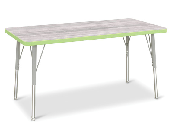 Rectangle Activity Table - 24" X 48" - Driftwood Gray