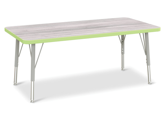 Rectangle Activity Table - 24" X 48" - Driftwood Gray