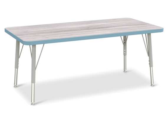 Rectangle Activity Table - 24" X 48" - Driftwood Gray