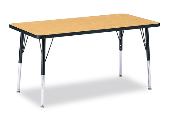 Rectangle Activity Table - 24" X 48" - Oak