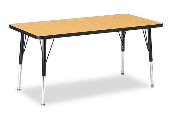 Rectangle Activity Table - 24" X 48" - Oak