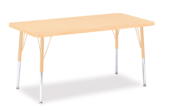 Rectangle Activity Table - 24" X 48" - Maple