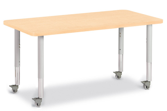 Rectangle Activity Table - 24" X 48" - Maple