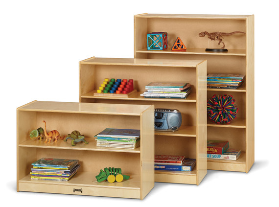 Tall Fixed Straight-Shelf Bookcase