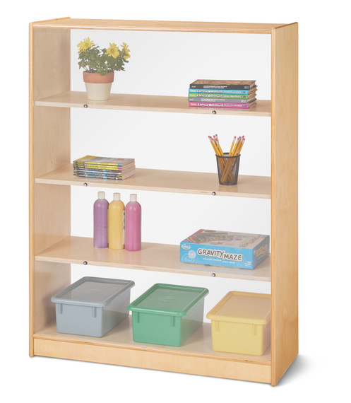 Tall Fixed Straight-Shelf Bookcase
