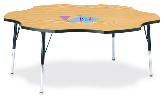 Six Leaf Activity Table - 60" - Oak