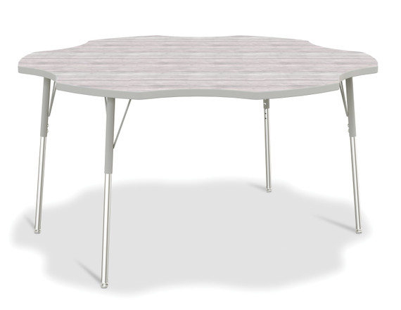 Six Leaf Activity Table - 60" - Driftwood Gray