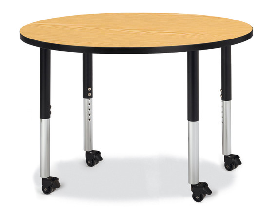 Round Activity Table - 42" Diameter - Oak
