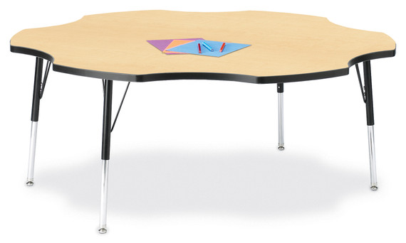 Six Leaf Activity Table - 60" - Maple