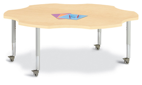Six Leaf Activity Table - 60" - Maple
