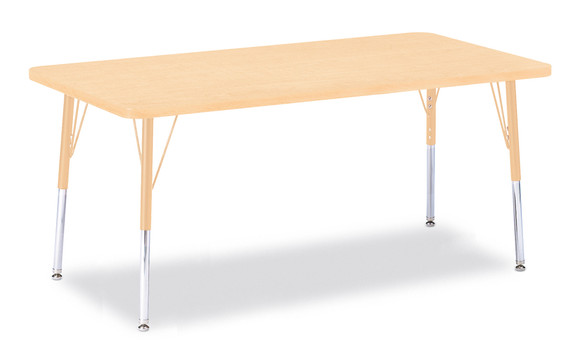 Rectangle Activity Table - 30" X 60" - Maple