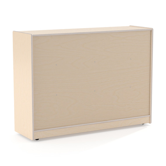 White Wooden Daycare Classroom Toy Storage Bookshelf