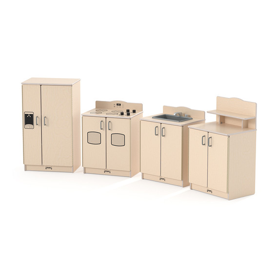 Kids Culinary White Play Kitchen 4 Piece Set