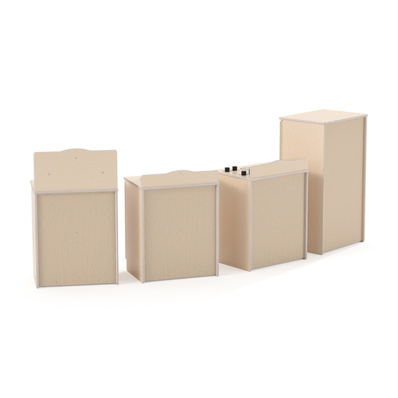 Kids Culinary White Play Kitchen 4 Piece Set